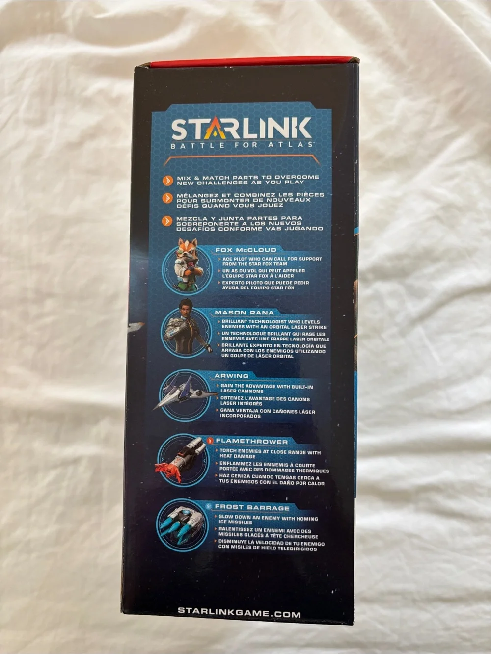 Nintendo Switch Starlink Battle for Atlas Starter Pack - Blue & White Arwing